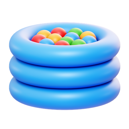 ボールプール  3D Icon