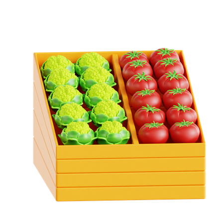 농민 시장  3D Icon