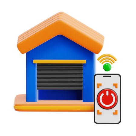 스마트 차고  3D Icon