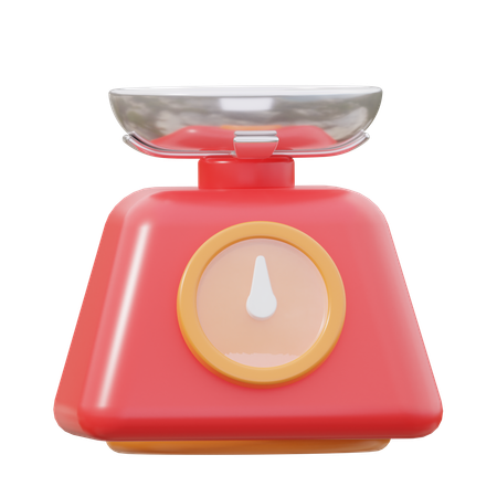 体重計  3D Icon