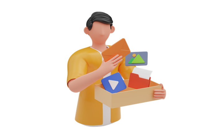 デジタル資産  3D Icon