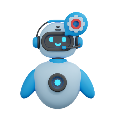 チャットボットの設定  3D Icon