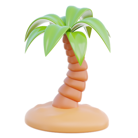 ヤシの木  3D Icon