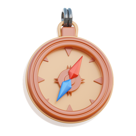 나침반 3D Icon