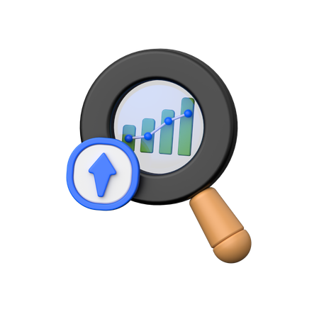 成長分析  3D Icon