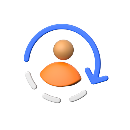 계정 갱신  3D Icon