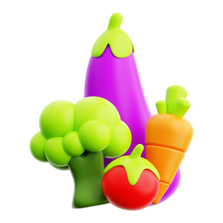 채소  3D Icon