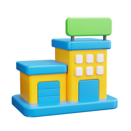 消防署  3D Icon