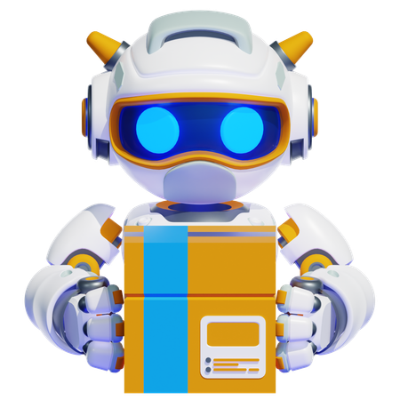 로봇 전송 패키지  3D Icon