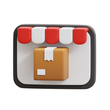 ショッピングチェックアウト  3D Icon