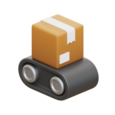 컨베이어 벨트  3D Icon