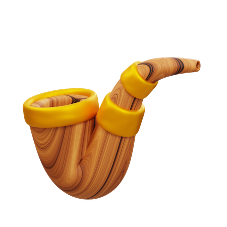담배 파이프  3D Icon