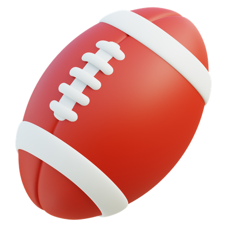 럭비  3D Icon