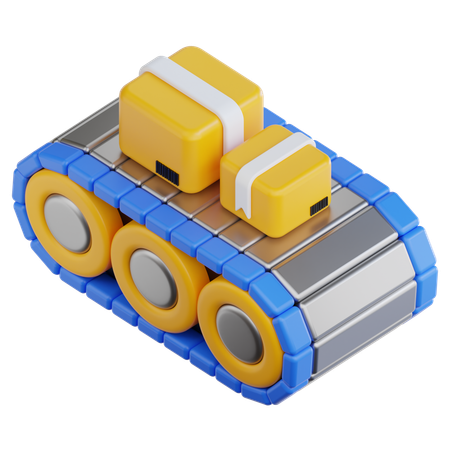 컨베이어 벨트  3D Icon
