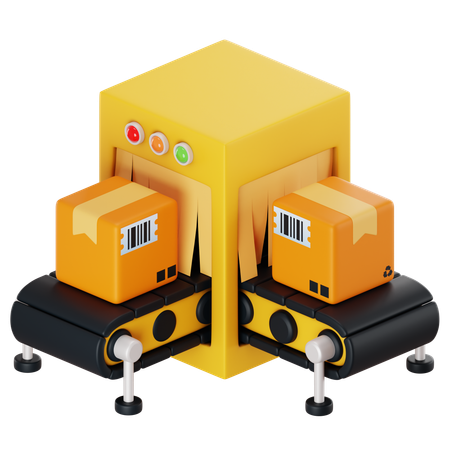 패키지 정렬  3D Icon