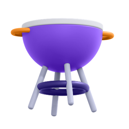 바베큐 그릴  3D Icon