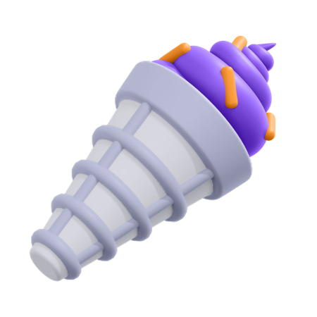 아이스크림 콘  3D Icon