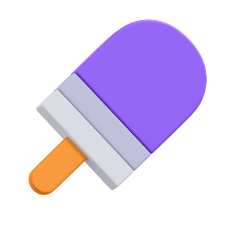 아이스크림 콘  3D Icon