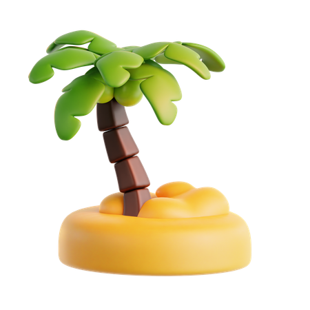 ヤシの木  3D Icon