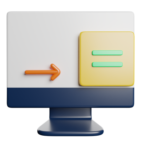 팝업  3D Icon