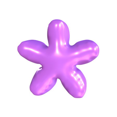 星のシンボル  3D Icon
