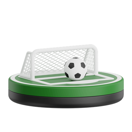 サッカー競技場  3D Icon