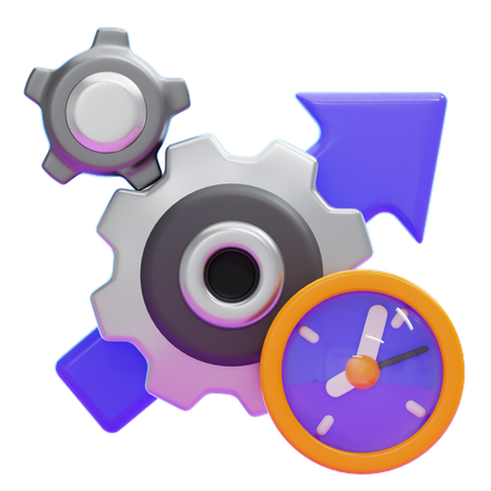 생산력  3D Icon