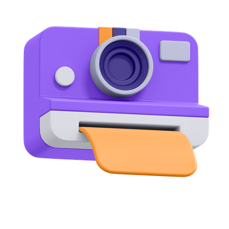 ポラロイドカメラ  3D Icon