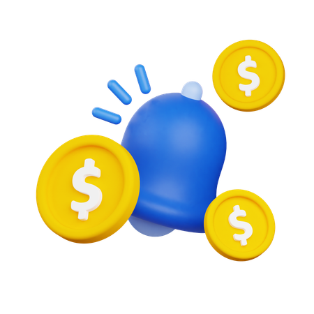 支払い通知  3D Icon