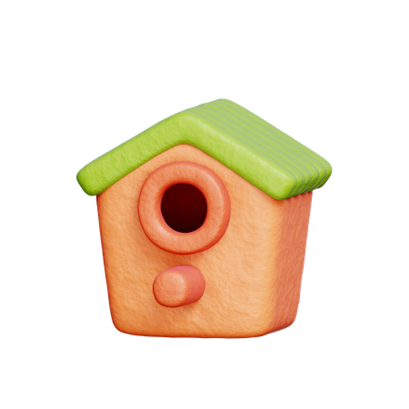 새집  3D Icon