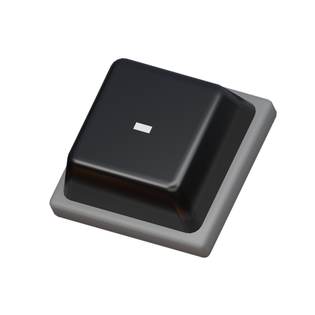 키캡 마이너스 3D Icon