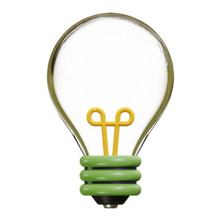 電球  3D Icon