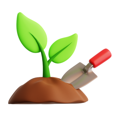 계획 농업  3D Icon