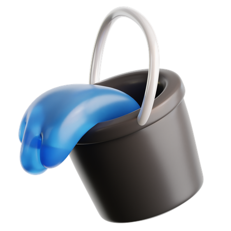 물통  3D Icon
