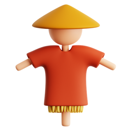 허수아비  3D Icon