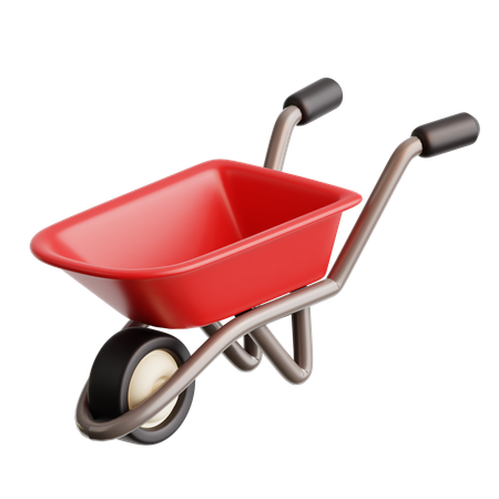 농업 수레  3D Icon