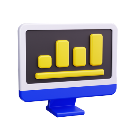 비즈니스 분석  3D Icon