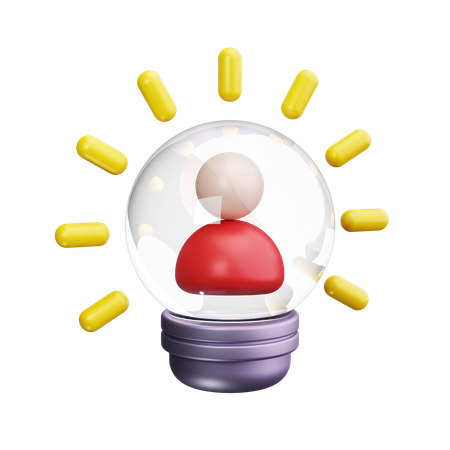 직원 아이디어  3D Icon