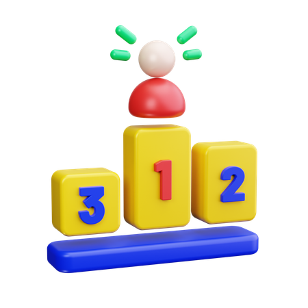 최고의 사업가  3D Icon