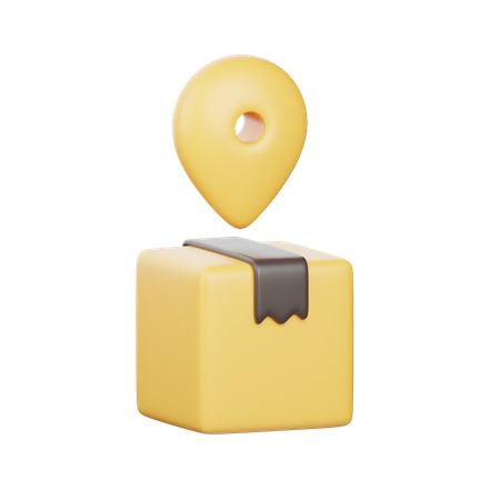 배송 위치  3D Icon