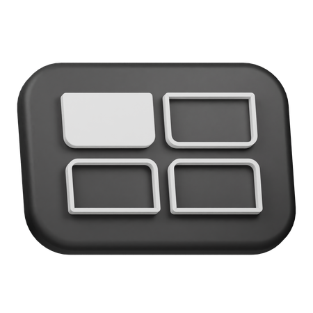グリッド  3D Icon