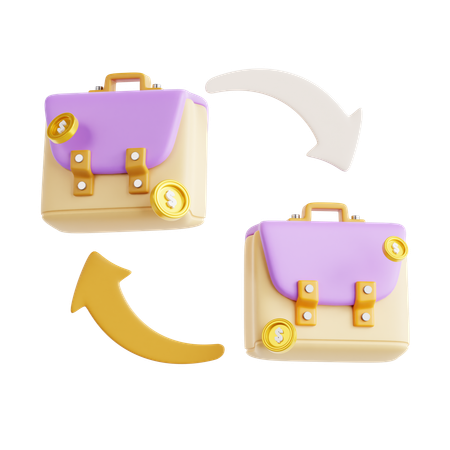 ビジネスツービジネス  3D Icon