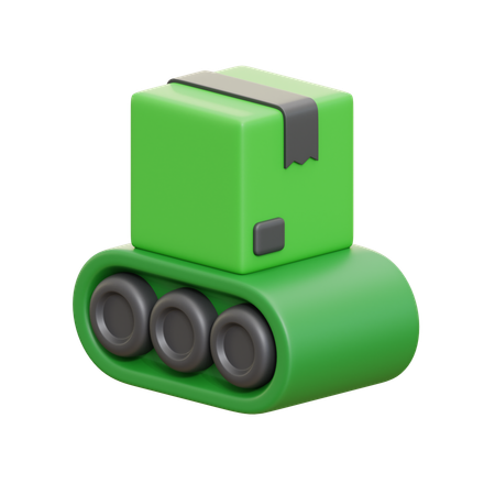 컨베이어 벨트  3D Icon