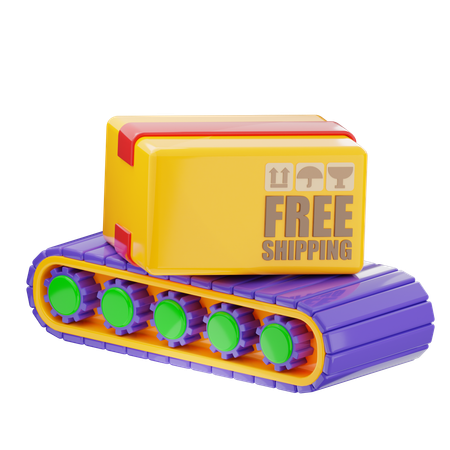 컨베이어 벨트  3D Icon