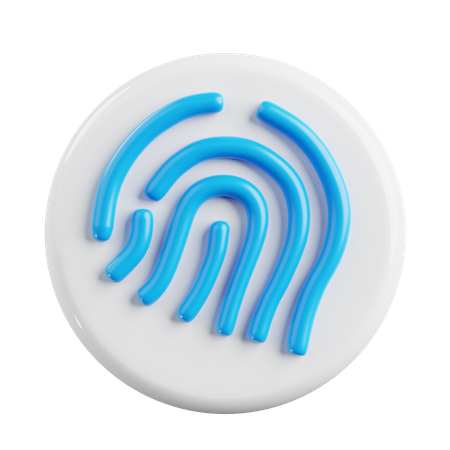 指紋  3D Icon