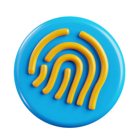 指紋  3D Icon
