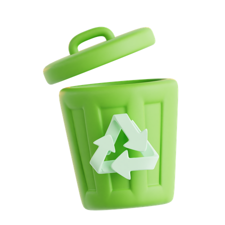 廃棄物管理  3D Icon