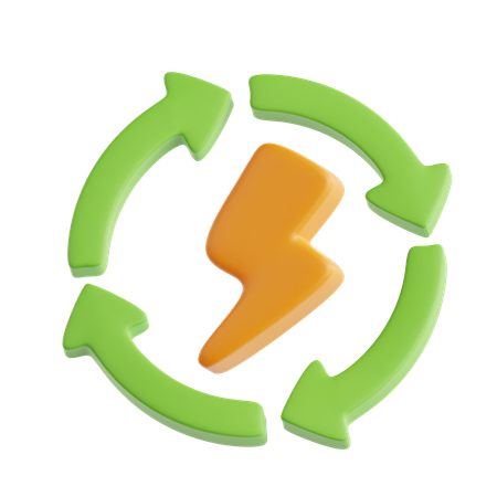 エネルギーを節約する  3D Icon