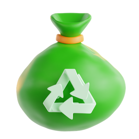 ごみ袋  3D Icon