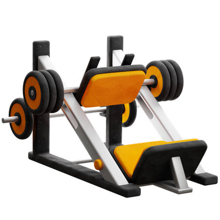 レッグプレスマシン  3D Icon